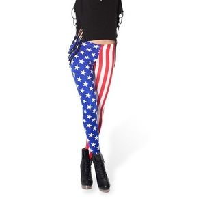 Blackmilk Kids in Amerika Leggings - Museum